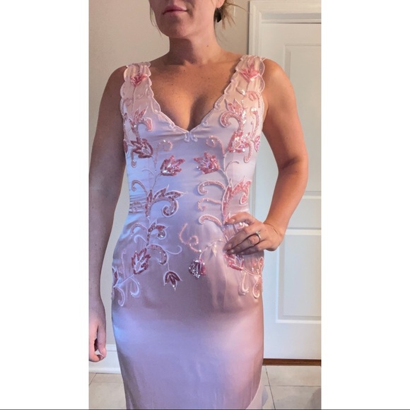 Jovani Cocktail Dress Light Pink - Picture 2 of 5